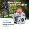 Wellsking TB32EC Carburetor for Troy-Bilt Weed Eater TB80EC YM21CS TB21EC