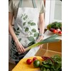 VIASMILE Cotton Floral Kitchen Apron 60x70cm