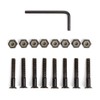 Skateboard Hardware Screws Mounting Set 1.25 Inch Longboard Hardware Set