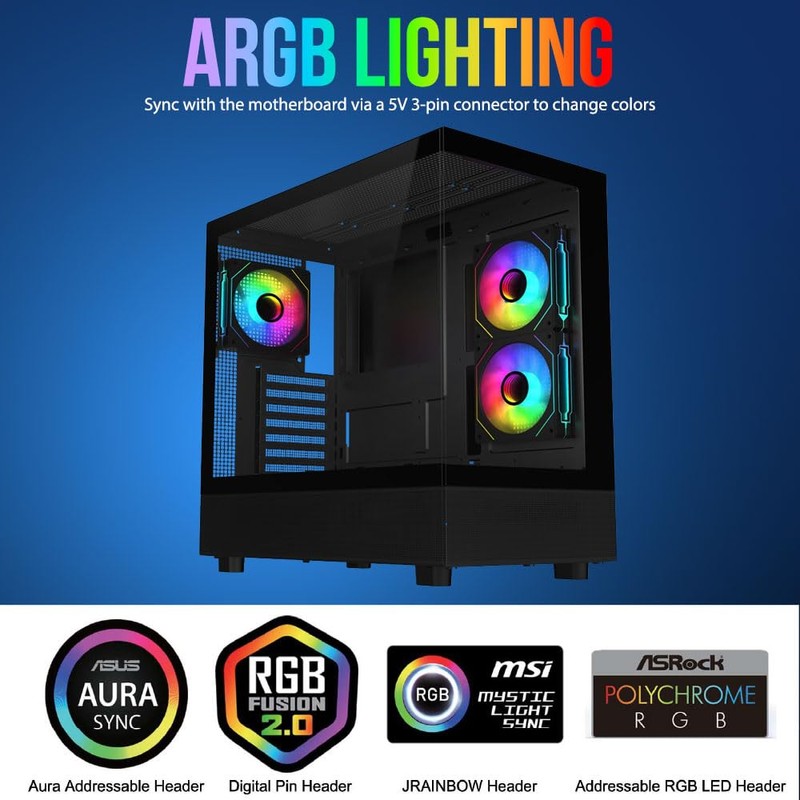 Kingwin ARGB Case Fan 120MM (1 Pack)