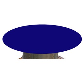 Playezze Felt Poker Table Cover for 36, 48, 60, or 72 Round Table Made to Order in USA (Blue) 60 inch Round
