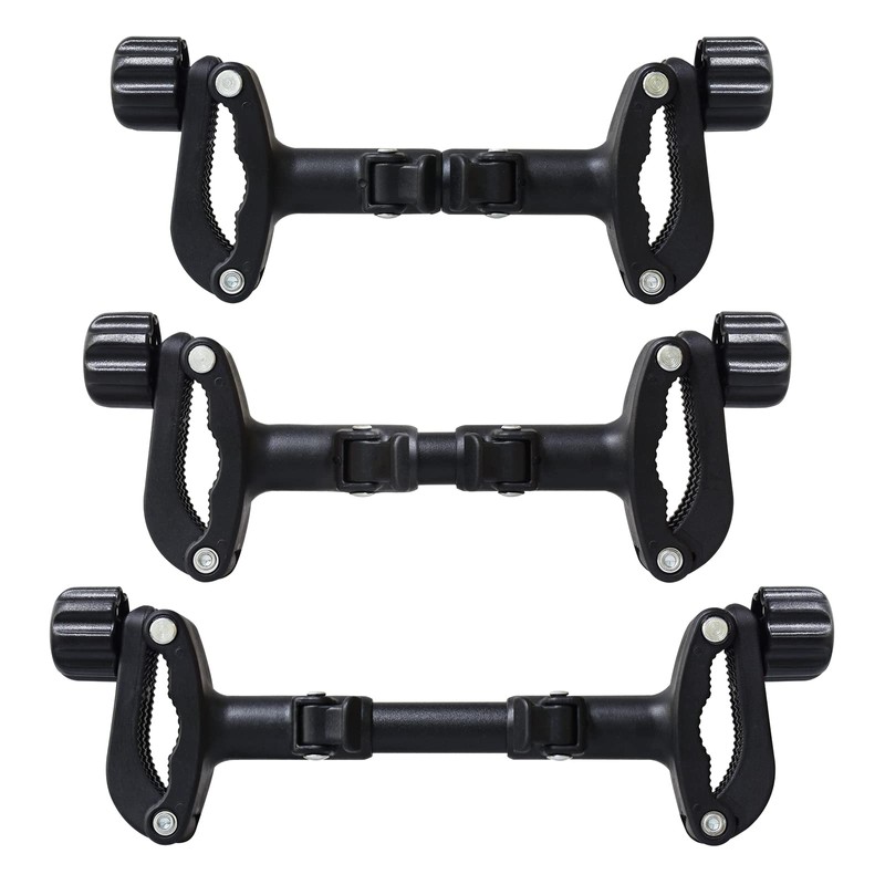 3pcs Twin Pushchair Connectors,Baby Stroller Detachable Connectors,Adjustable Lightweight Pram Adapter
