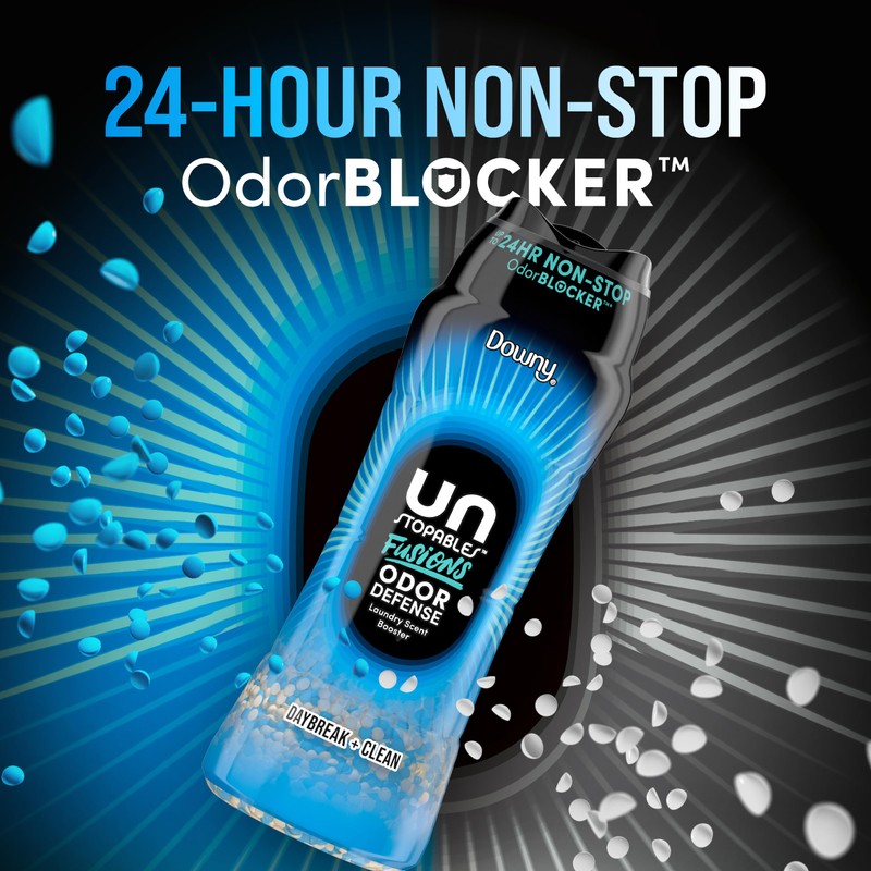 Downy Unstopables Fusions Odor Defense In-Wash Laundry Scent Booster Beads,
