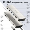 USB C Docking Station, WAVLINK 12 in 1 Docking Stations