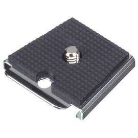 Hakuba 4977187304725 Tripod Accessory Quick Shoe III Small Size Adapter Silver HQSA3-S Shoe Plate Only Digital Camera Camera Camcorder Quick Release Plate