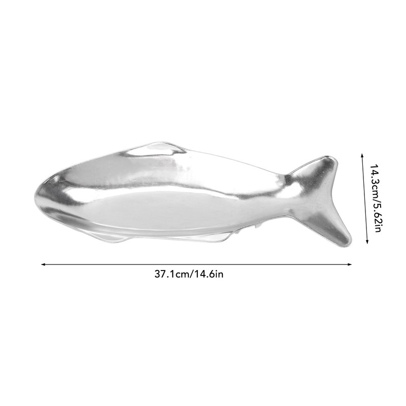 Fish Shaped Grilling Pan Uniform Heating Aluminum Alloy Fish Serving