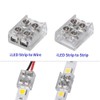 YUTOKEER LED Strip Connector, 2-Pin 8 mm Solderless for 5050