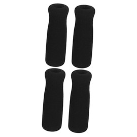 FOMIYES 4 Pcs Thick Non Slip Crutch Handle Grips with Ergonomic Foam Wraps for Elderly Walker and Cane Users Durable Hand Grips Protecting Hands and Enhancing Comfort