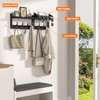 Evermagin 29" Coat Rack Wall Mount with Shelf, 4 in