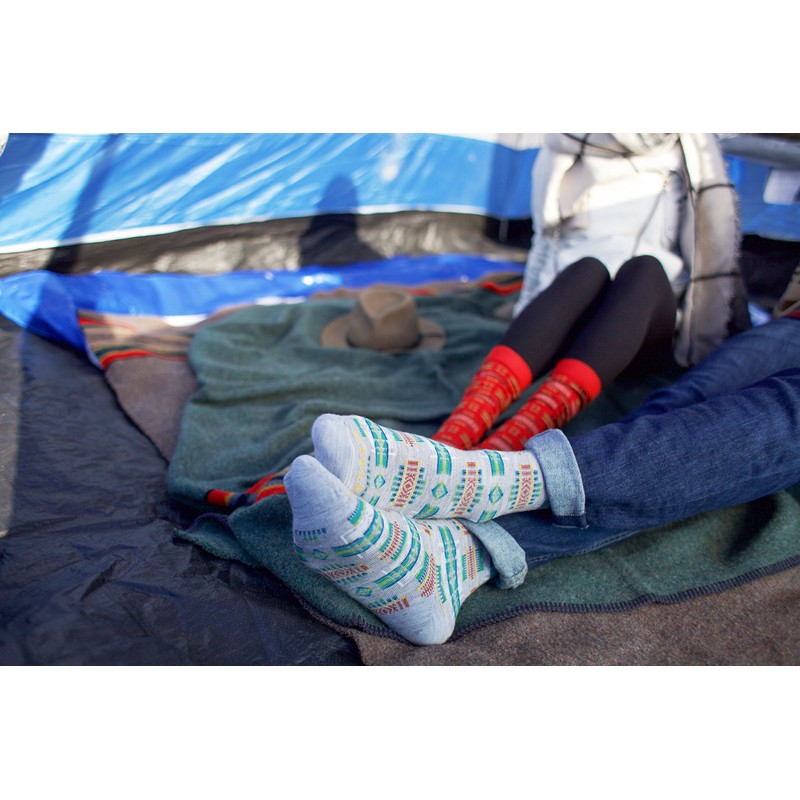 Pendleton Wool Blends Crew Socks, Chief Joseph Grey, Large(9-12)