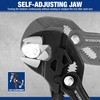 WORKPRO 2-Piece 7-Inch Pliers Wrench & 10-Inch Groove Joint Pliers