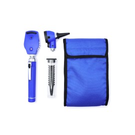 Estuche de Diagnostico Oto/Oftalmo, Lona, FO, Led, Azul Rey