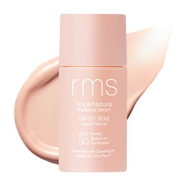 RMS Beauty SuperNatural Radiance Sunscreen SPF 30 - Tinted Sunscreen for Face, Tinted Mineral Sunscreen for Face Tinted SPF Skin Tint with SPF Makeup
