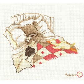 Vervaco Popcorn Cuddle Up Counted Cross Stitch, Multi-Colour