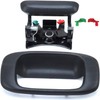 Tailgate Handle Latch and Bezel Trim with 2 Pairs Rod