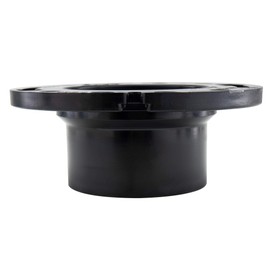 RecPro RV Toilet Closet Flange | 4x3 | ABS Plastic | Toilet-to-Floor Mount | RV Plumbing Accessories | (Flange Only)