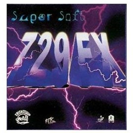 Friendship 729 FX Super Soft Table Tennis Rubber (Red, 1.0mm)