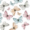 20 Napkins Flying Butterflies Pastel Animals Animal Motif Spring Summer