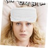 FOMIYES Soft Plush Rabbit Fur Eye Mask for Women Cute