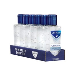 Cuticura CUTICURA Original Anti Bacterial Hand Gel 100ml, Multipack of 6. Quick Drying. Kills 99.9% Bacteria. Anti Viral Action. Personal & Commercial Use. Prevent Spread of Germs