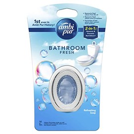 Ambi Pur Bathroom Fresh Refreshing Soap Air Freshener, 6 Milliliters