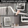 Vanity Mirror with Lights, 13.1"×16.7" LED Makeup Mirror