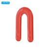 QUARKZMAN 100pcs Red Plastic Wedges Horseshoe U Wedge Spacers for