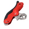 Aluminum Magnalium Alloy Self‑Braking Stop Descender for 10‑12mm Rope Climbing