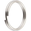 Nissa Chain P-836 Stainless Steel Double Ring, 0.4 x 4.7