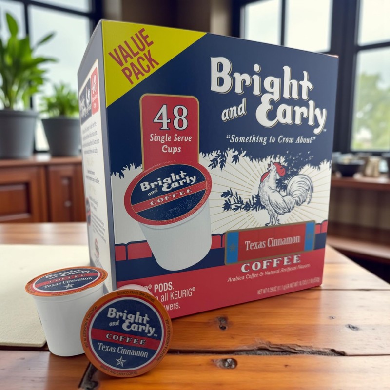 Texas Cinnamon Coffee single serve pods for Keurig single Cup