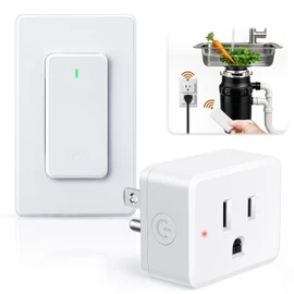 Garbage Disposal Air Switch Kit, Wireless Upgrade, Sink Top Remote Button