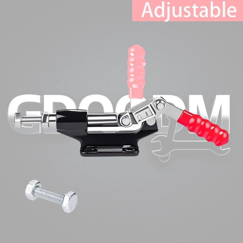 4 Pack Push Pull Adjustable Toggle Clamp, 500lbs Holding Capacity,