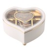 Heart shaped Dance Ballet Music Box Jewelry Spinning Music Box