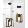 CAFULAM Black Pendant Lighting Modern Pendant Light, Adjustable Pendant Light