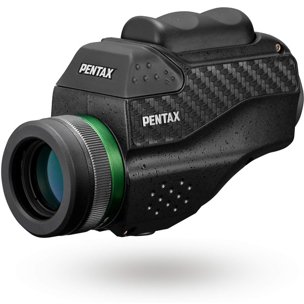 PENTAX Monocular VM 6x21 WP Easy one-handed operation Universal design for easy ergonomic operation One-hand operation Bright clear contrast optical performance High waterproof performance focusing on travel theater museum