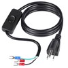DROKING Power Cord Replacement Cord 18 AWG/0.82 mm 7A Current
