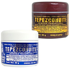 Crema de Tepezcohuite de Dia y de Noche Pack de 2 cremas                                                                                              