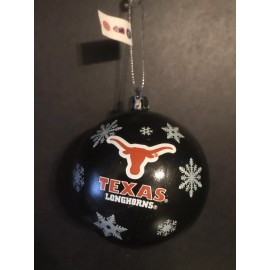 Forever Collectibles Texas Longhorns UT 3" Ball Christmas/Holi