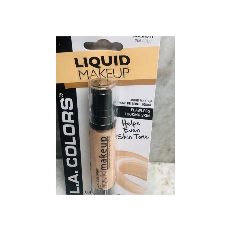 ShipN24Hours.New-L.A.Colors True Beige Liquid Makeup. 0.42 Fl. OZ. 12 Ml.