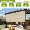 FLORALEAF 8'×12' Pergola Shade Cover Universal Replacement Canopy for Outdoor