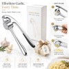 Garlic Press for Quick Kitchen Prep – Easy-Squeeze Garlic Mincer