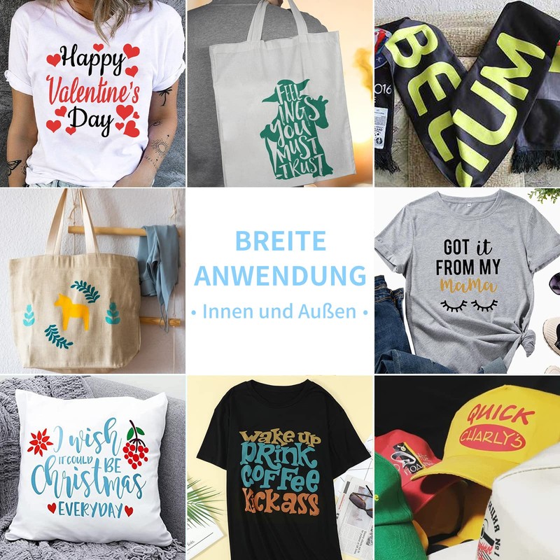 Lya Vinyl White Plotter Film Textile, 30.5 cm × 3