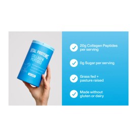 Collagen Peptides Powder for Hair, Skin, Nails, Bone & Joint Health – Unflavored, Zero Sugar, High-Quality Protein Supplement 10 oz