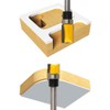 4PCS 1/4 Inch Shank Pattern Flush Trim Router Bit Set,