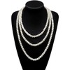 Faux Pearl Necklaces,Women Long Pearl Necklace Costume Jewelry,Pearl Necklace Vintage