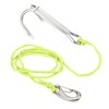 Diving Hooks Stainless Steel Double Reef Hook with Spiral Coil