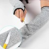 Cut-Resistant Arm Sleeves for Work Safety Gray/35CM