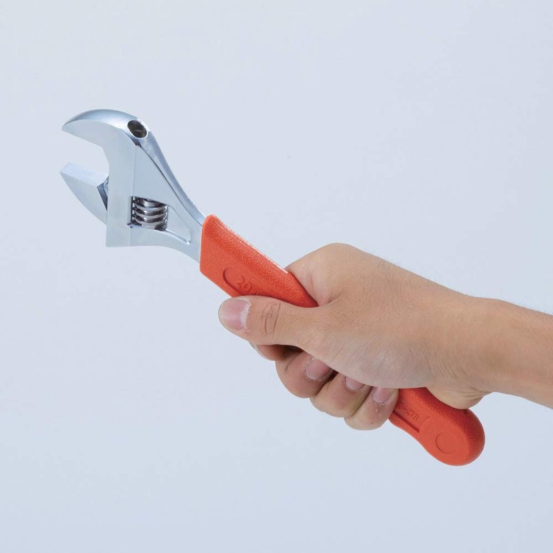 Lobtex (Shrimp) Monkey Wrench 9.8 inches (250 mm) (Insulated Grip)