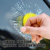 Wogomz 3D Prank Tricky Broken Glass Sticker, Funny Car Window