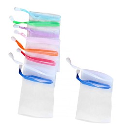 NOLITOY Pcs Random Pouch Shower Foaming Nets Cleansing Maker Nets Handmade Soap Bath Foaming Drawstring